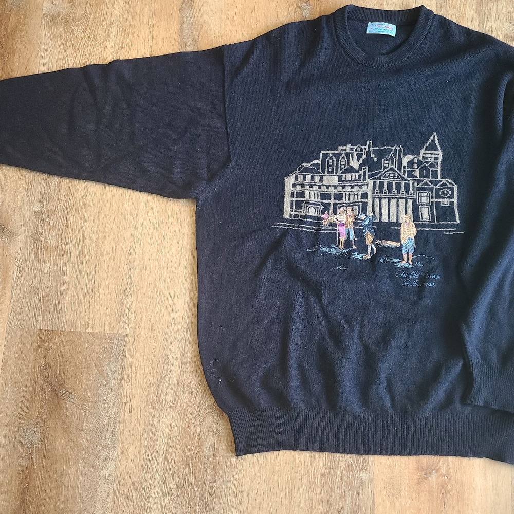 St Andrew Old course pullover sweater XXL Tom Morris by Lyle and Scott